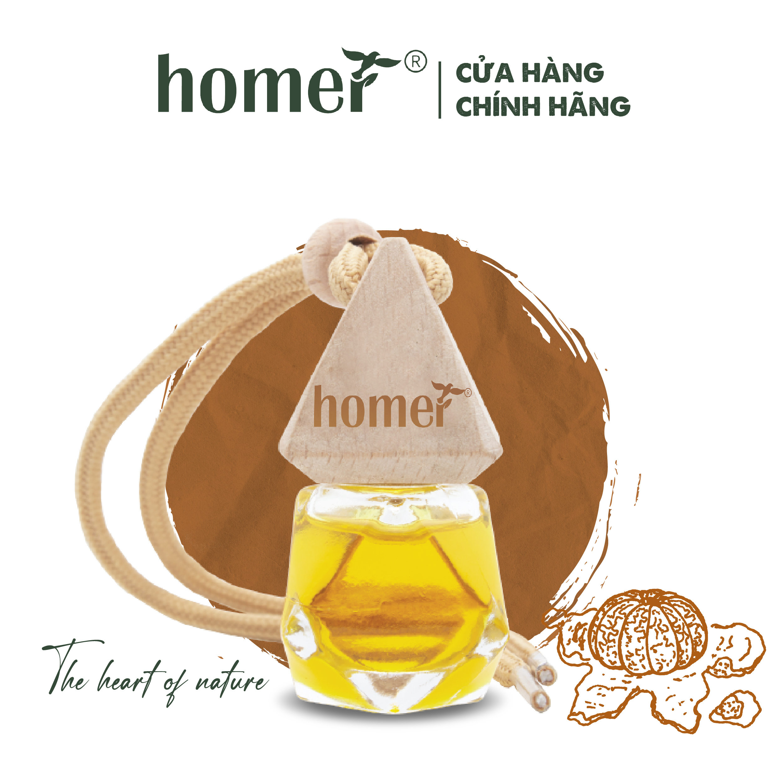 Tinh Dầu Quýt Homer 100Ml - Chính Hãng, Đạt Chuẩn Kiểm Định Cao Cấp - Tinh Dầu Xông Thơm Phòng, Thư Giãn, Khử Mùi Hiệu Quả - Treo Xe