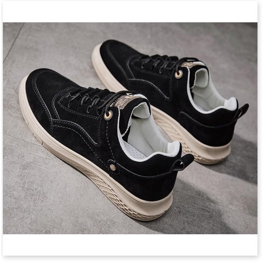Giày Sneaker Nam, Giày Da Nam Thấp Cổ Da Lộn HOT HOT
