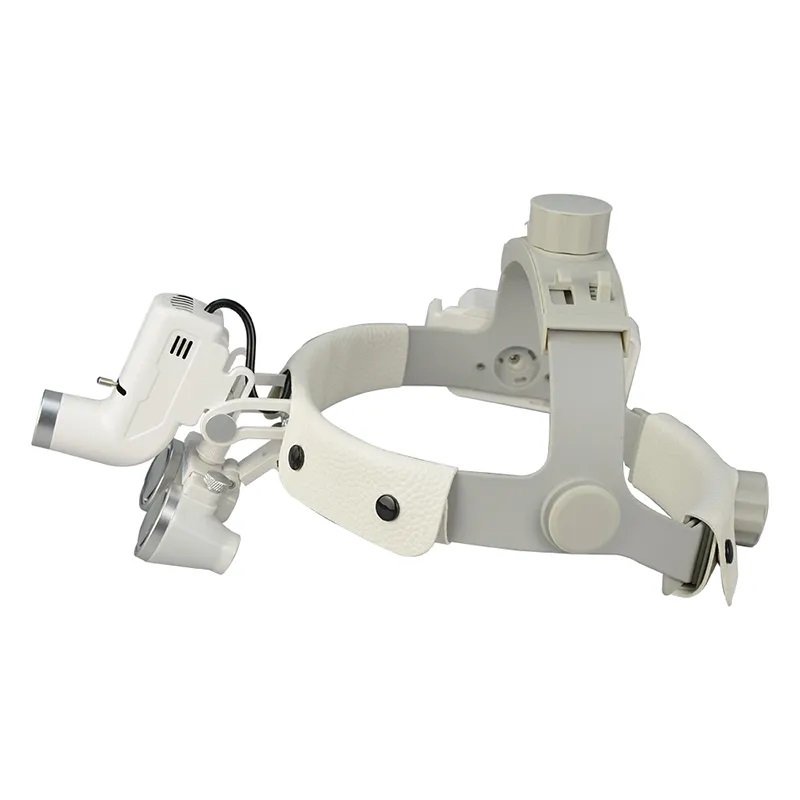 Kính lúp cao cấp cho nha khoa phẫu thuật có đèn, choàng đầu TERINO RDM-001 - Hàng chính hãng
