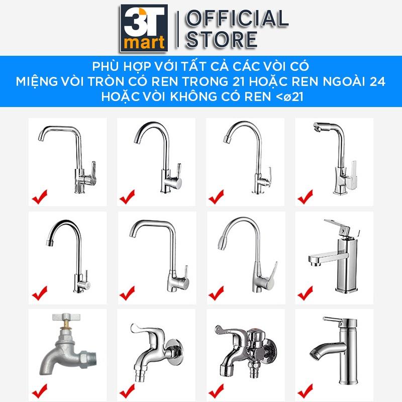 Đầu vòi rửa bát chén tăng áp LỌC KHỬ CLO DƯ điều hướng xoay 360 độ C'MON DV-09