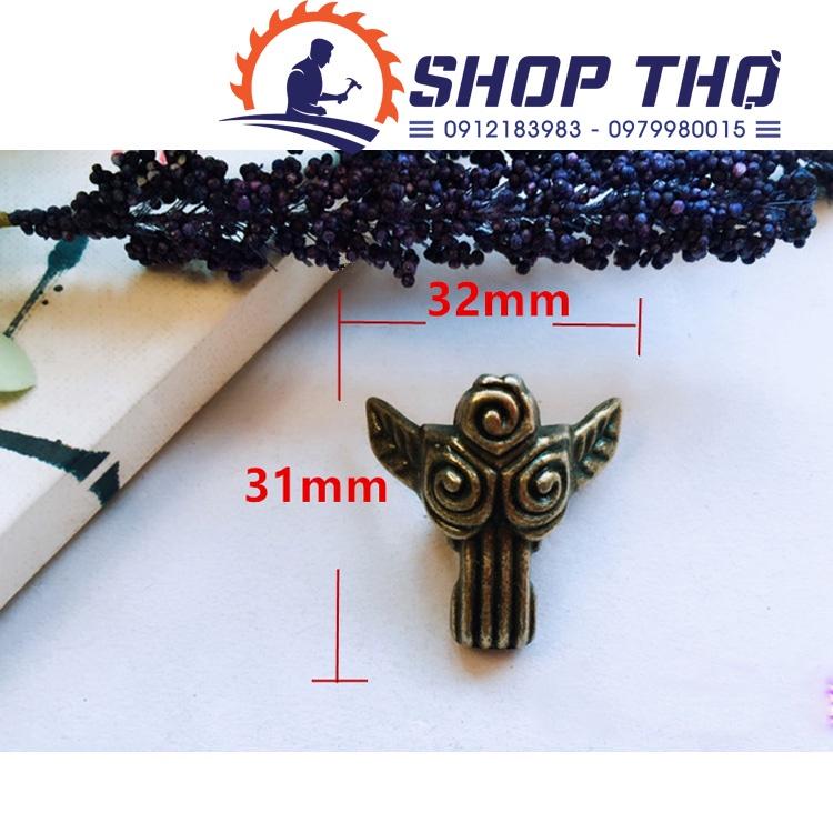 Chân hộp kiểu hoa hồng 31x32mm