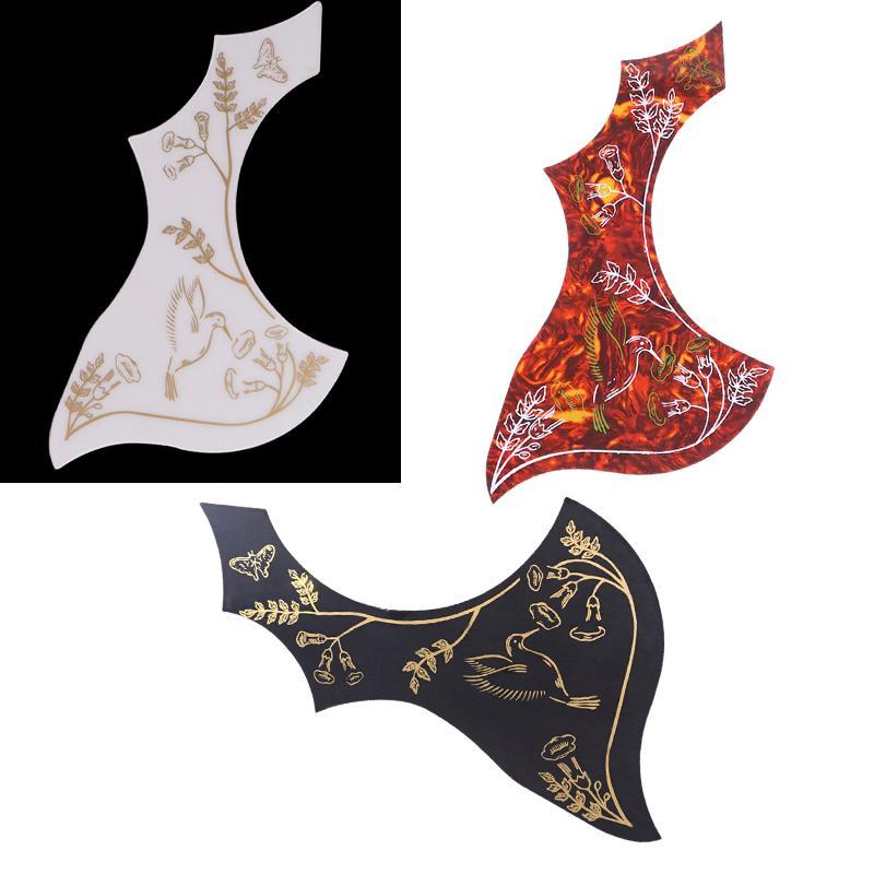 3X Left Handed Acoustic Guitar Pickguard Pick Guard Anti-scratch Plate Red