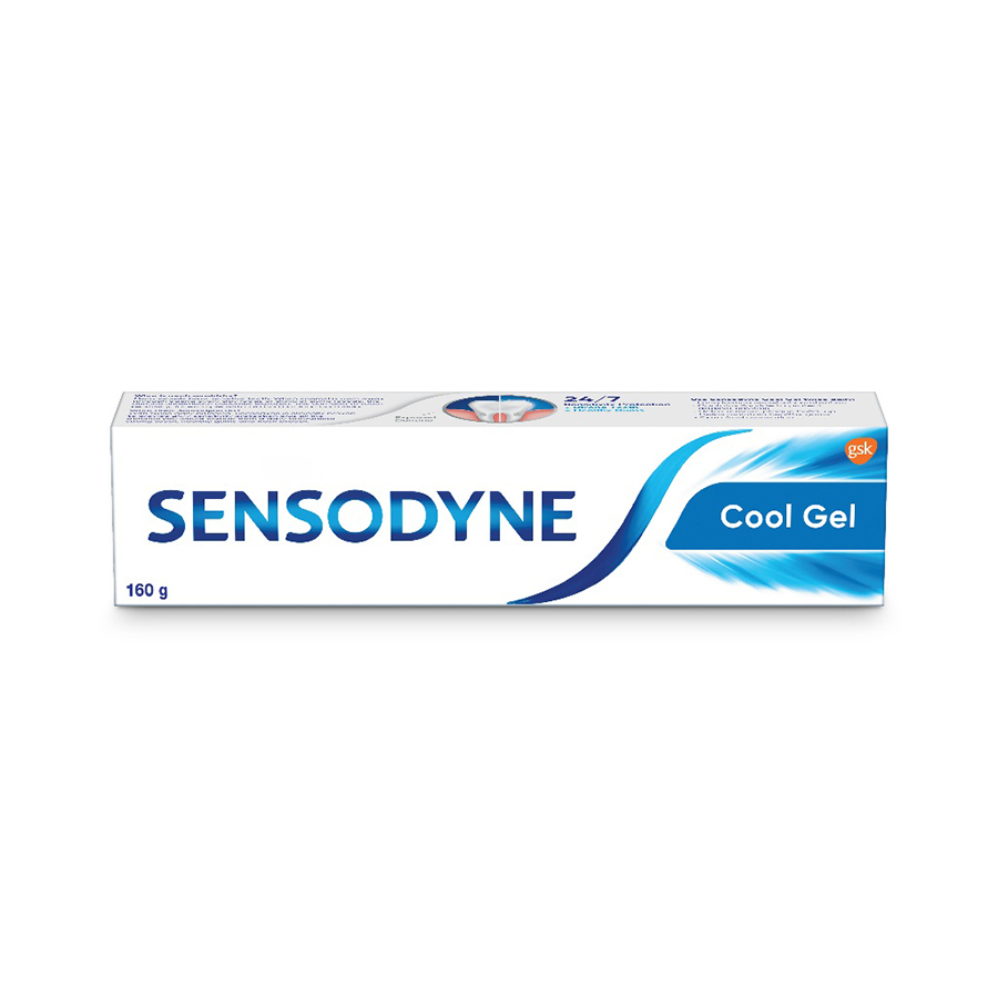 [Bộ 2] Kem Đánh Răng Sensodyne Cool Gel 160g/tuýp