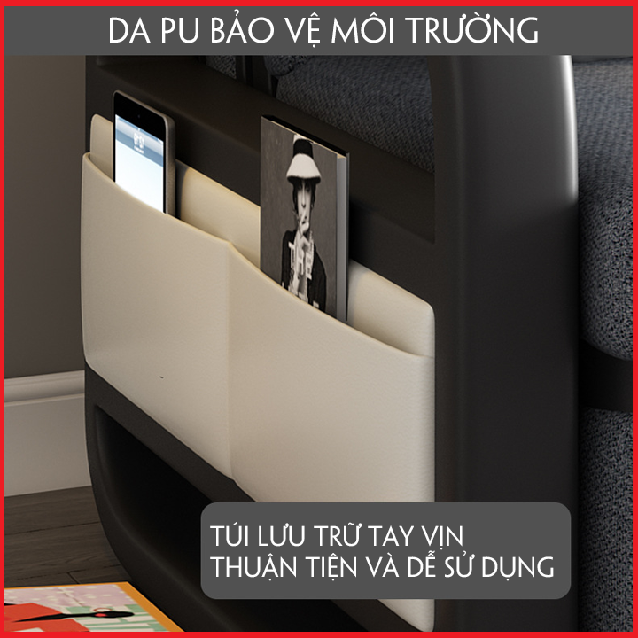 [ Có Ảnh Thật ] Giường Sofa Đa Năng , Giường Sofa Gấp Gọn Thành Ghế , Giường Sofa Beatt , Giường Sofa Cao Cấp , Giuongsofa , Ghế Sofa Kéo Thành Giường , Giường Sofa 2in1 KT: (1m58*1m9)