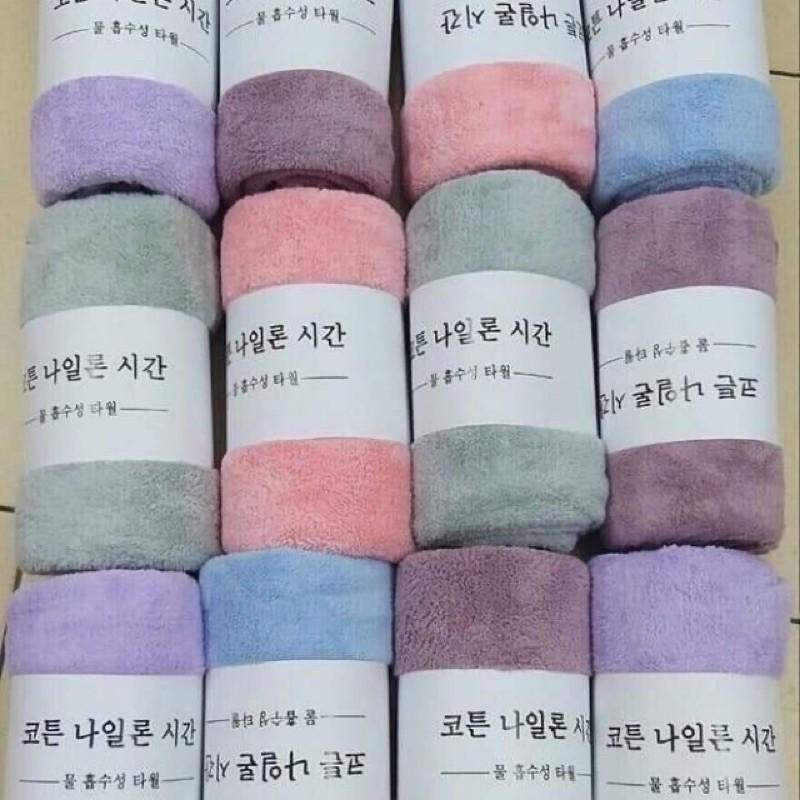 Khăn tắm, khăn tắm hàng chuẩn Hàn Quốc 70*140cm chất lông cừu chuẩn