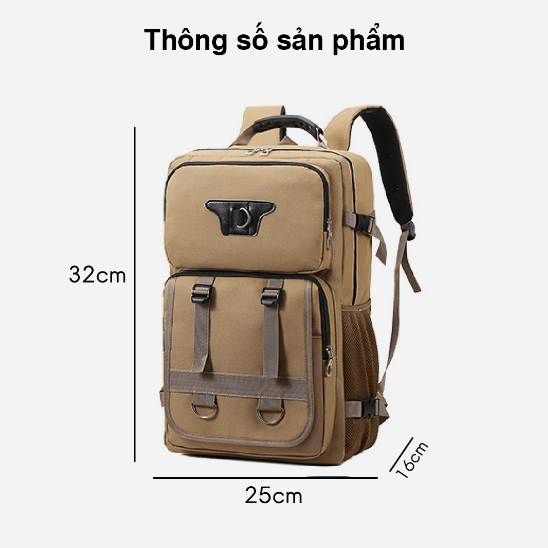 Balo Nam Nữ MENDO - Balo du lịch , leo núi phong cách hàn quốc-B8008
