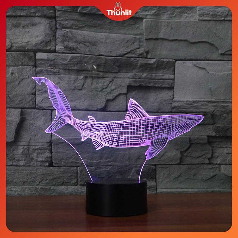 Thunlit Fish Night Light USB Plug-in Colorful Lights