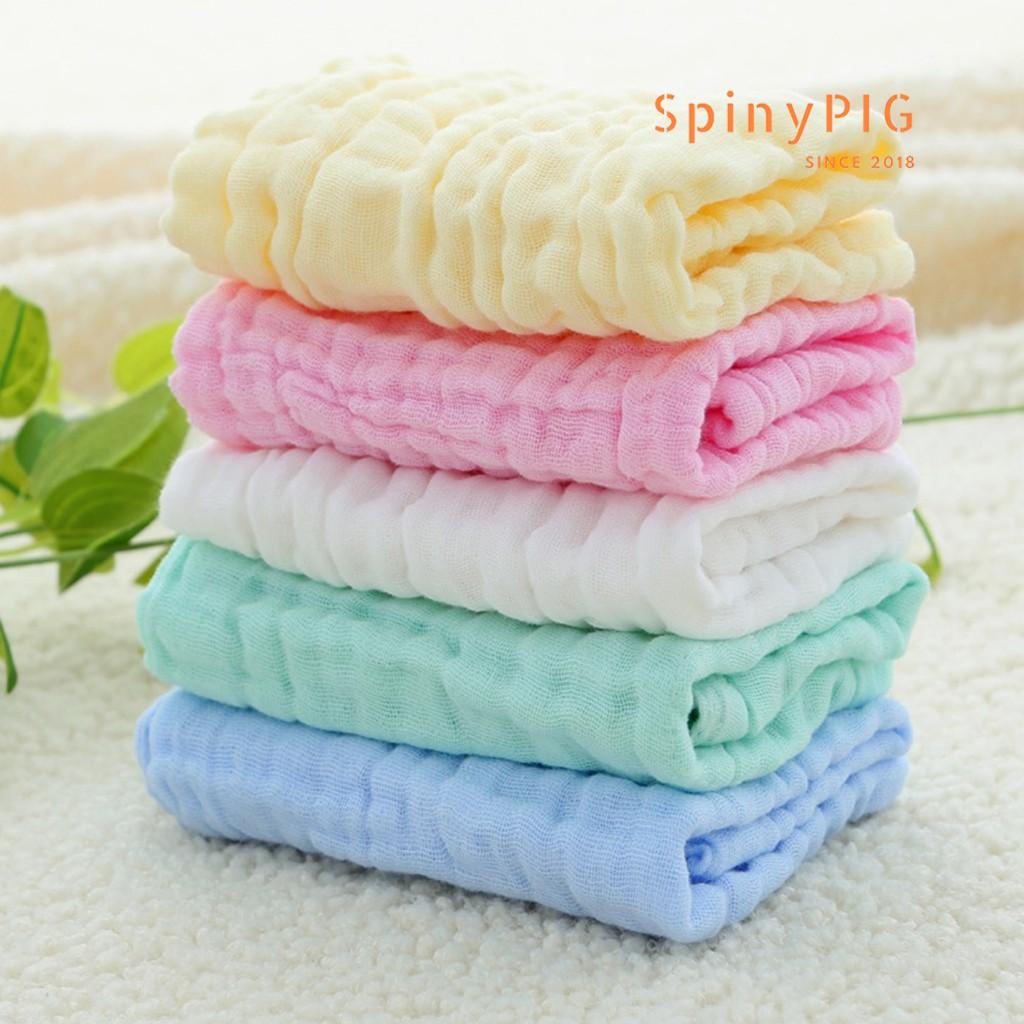 Set 5 chiếc khăn xô sữa cho bé 6 lớp 30x30cm sợi tre đa năng siêu mềm và siêu thấm