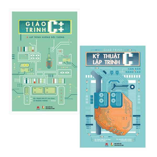 Combo Giáo Trình Kỹ Thuật Lập Trình C Căn Bản Và Nâng Cao + Giáo Trình C++ Và Lập Trình Hướng Đối Tượng (2 Quyển)