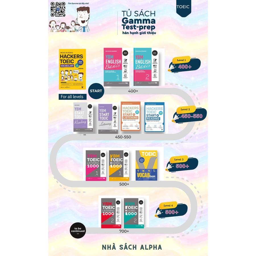 Sách YBM TOEIC Start Reading - Tài Liệu Tự Học TOEIC Hiệu Quả Dành Cho Người Mới Bắt Đầu - Alphabooks - BẢN QUYỀN