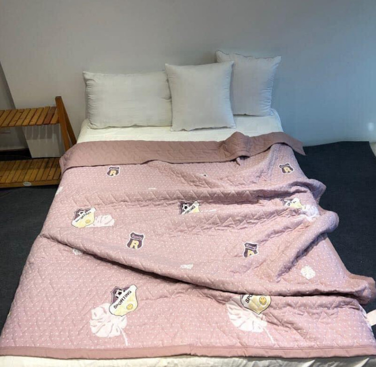 Chăn đũi hè chần bông cotton cao cấp,màu sác hoa văn sang trọng,giao màu ngẫu nhiên