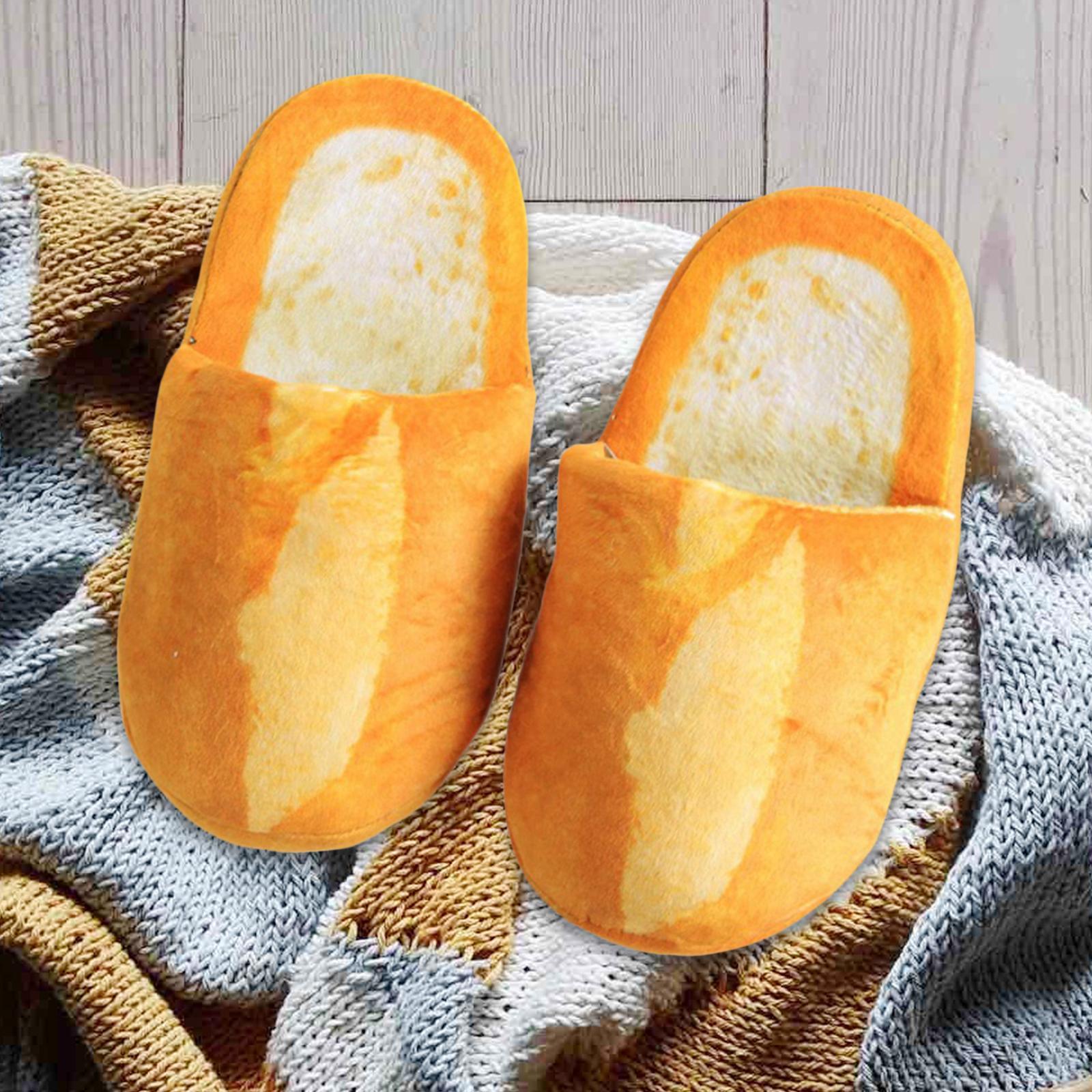 Plush Slippers Slide On Floor Slippers Non Slip Unisex Men Women