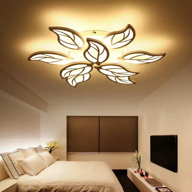 Đèn LED Mâm Ốp Trần MN017 , Đèn Trang Trí Phòng Khách - 3 Chế Độ Sáng