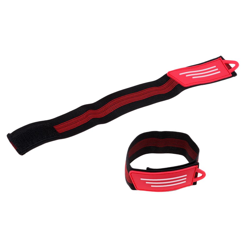2xBicycle Ankle Leg Strap Cycling Bike Riding Pants Band Leg Strap Red