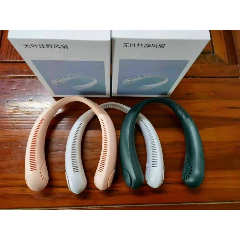 Quạt Đeo Cổ Mini Tích Điện 3 Chế Độ, Dung Lượng Pin Lớn, Quạt Không Cánh Dễ Sử Dụng