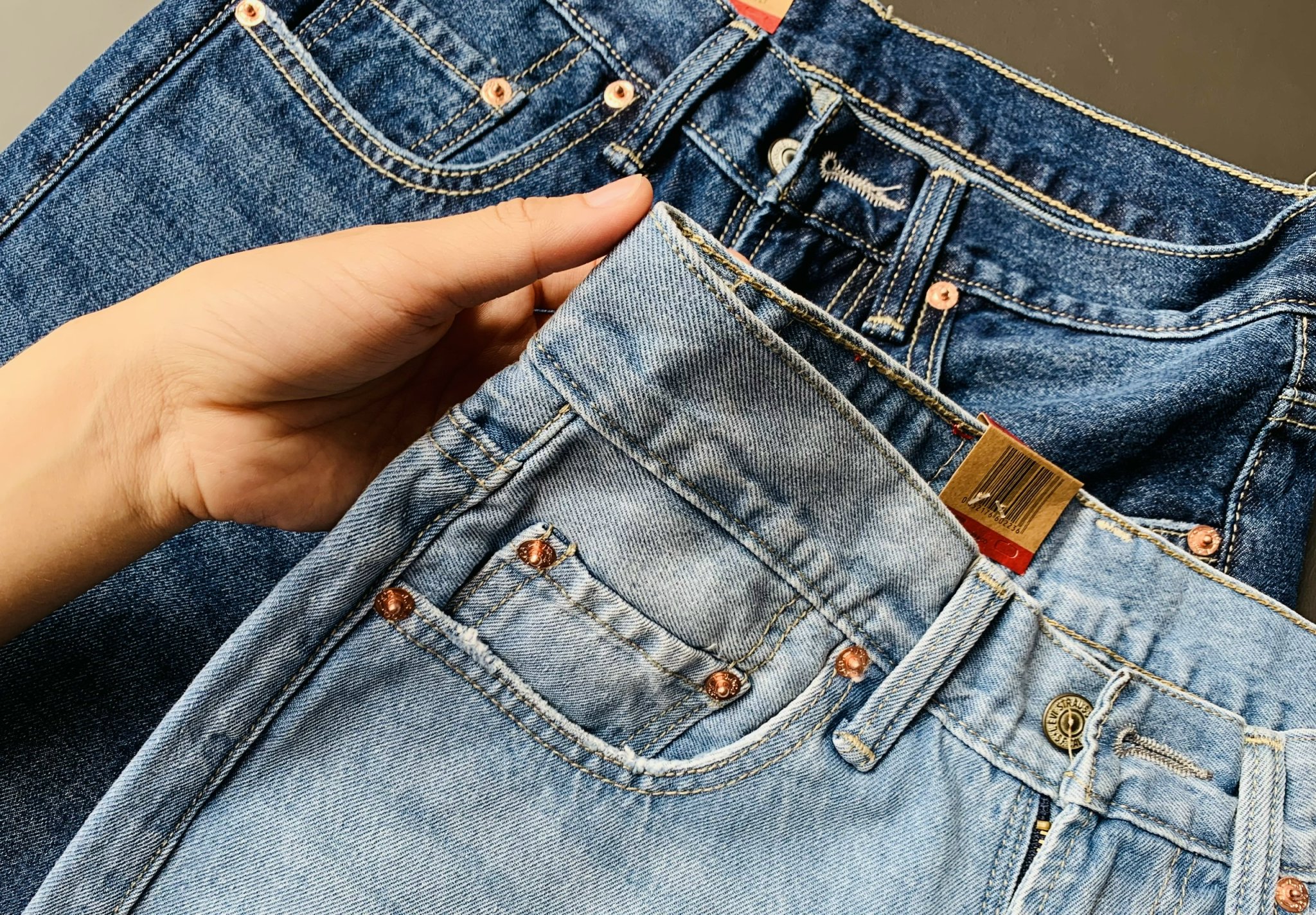 Quần Jeans Nam Chất Vải Cotton 100% Không Xù, Co Giãn Nhẹ, Form Suông Mặc Thoải Mái - JL-02