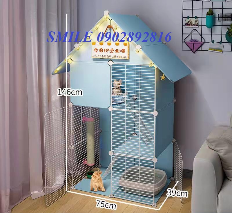 Bàn Và Cây Cào Móng Gắn Chuồng Lắp Ghép,Chuồn Thú Cưng Dành Cho Mèo Tiện Lợi