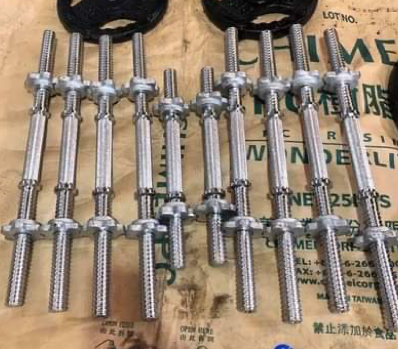 Đòn Tay Phi 27 Dài 50cm Lắp Full Tạ 100kg/ tay