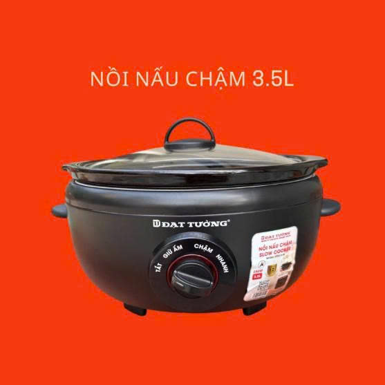 [KoSuyTu] Nồi Nấu Chậm 3.5L ĐẠT TƯỜNG Đa Năng, Dung Tích Lớn - Nấu Cháo, Hầm, Kho... Dinh Dưỡng Hoàn Hảo