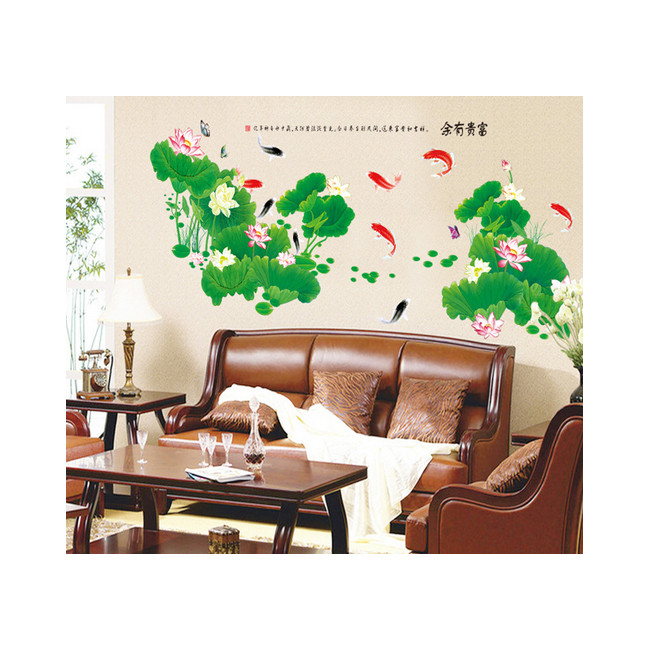 Decal Dán Tường Đầm Sen 2 PK148