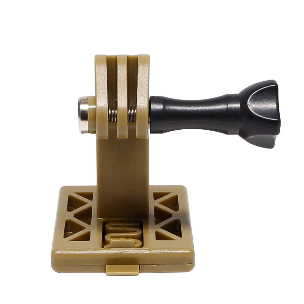 Mũ Bảo Hiểm Chiến Thuật Camera Điện Thoại Thông Minh Gắn Đế Adapter Di Động Mũ Bảo Hiểm Chân Đế Adapter Lò Xo Nhẹ Cho Thể Thao Ngoài Trời Color: Khaki