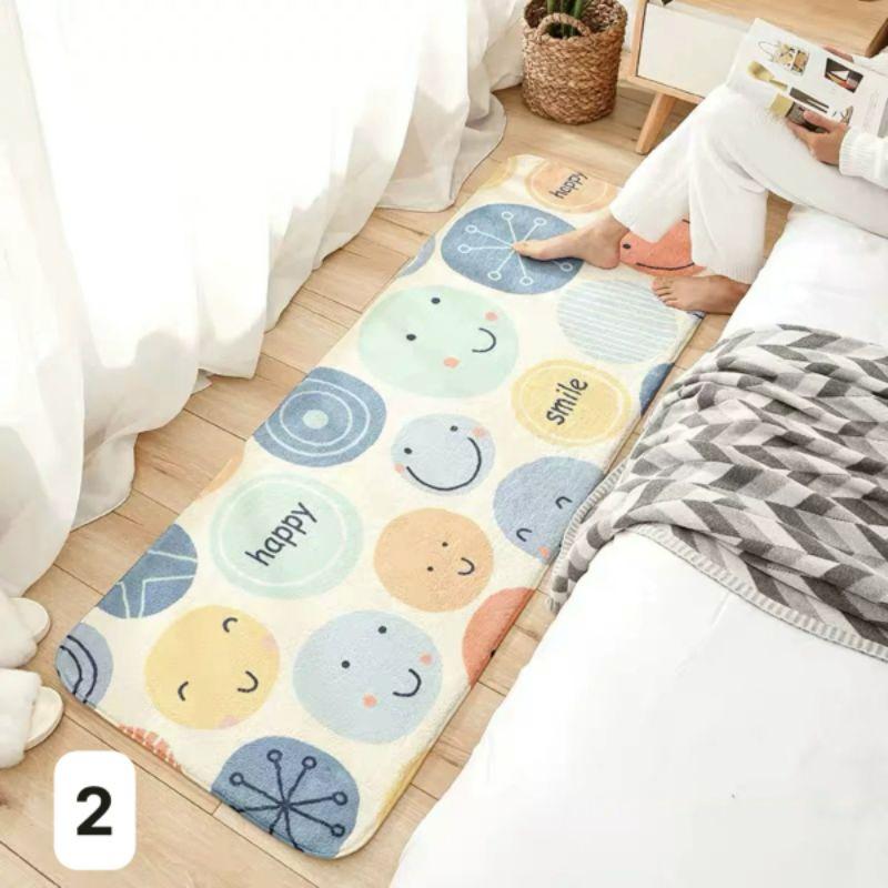 Thảm chùi chân dài lông mịn tone màu cực xinh KT 50x120cm