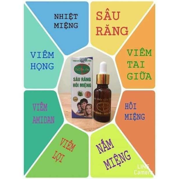 Tinh dầu Răng Miệng - Dạ Thảo Liên, Hôi miệng, Đau răng, Viêm họng, Nhiệt Miệng