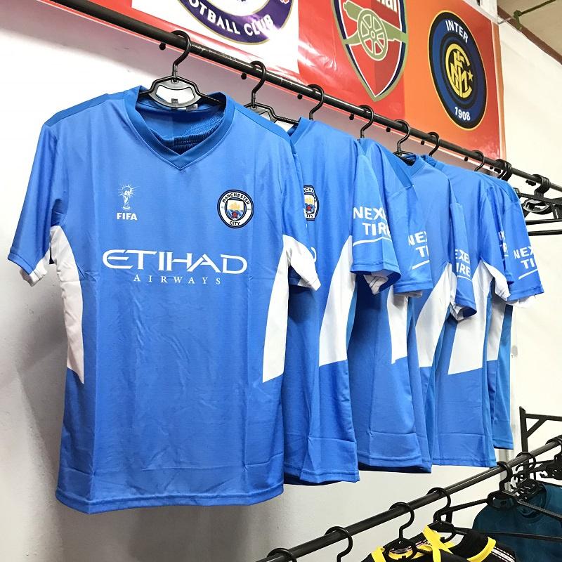 Bộ bóng đá thể thao CLB Manchester City xanh