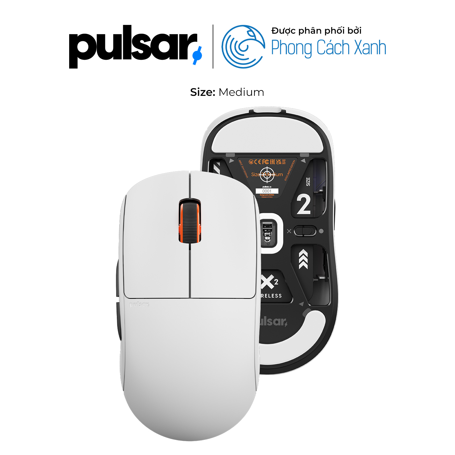 Chuột không dây siêu nhẹ Pulsar X2 Wireless Aim Trainer Pack (Limited Edition) - Hàng Chính Hãng