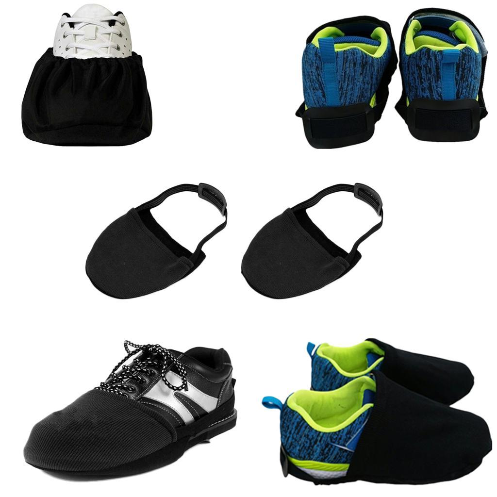 1 Pair Sports Bowling Shoe Slider Slide Cover Sock Protection Gear Replacement Accessories - Washable, Reusable, Non-slip
