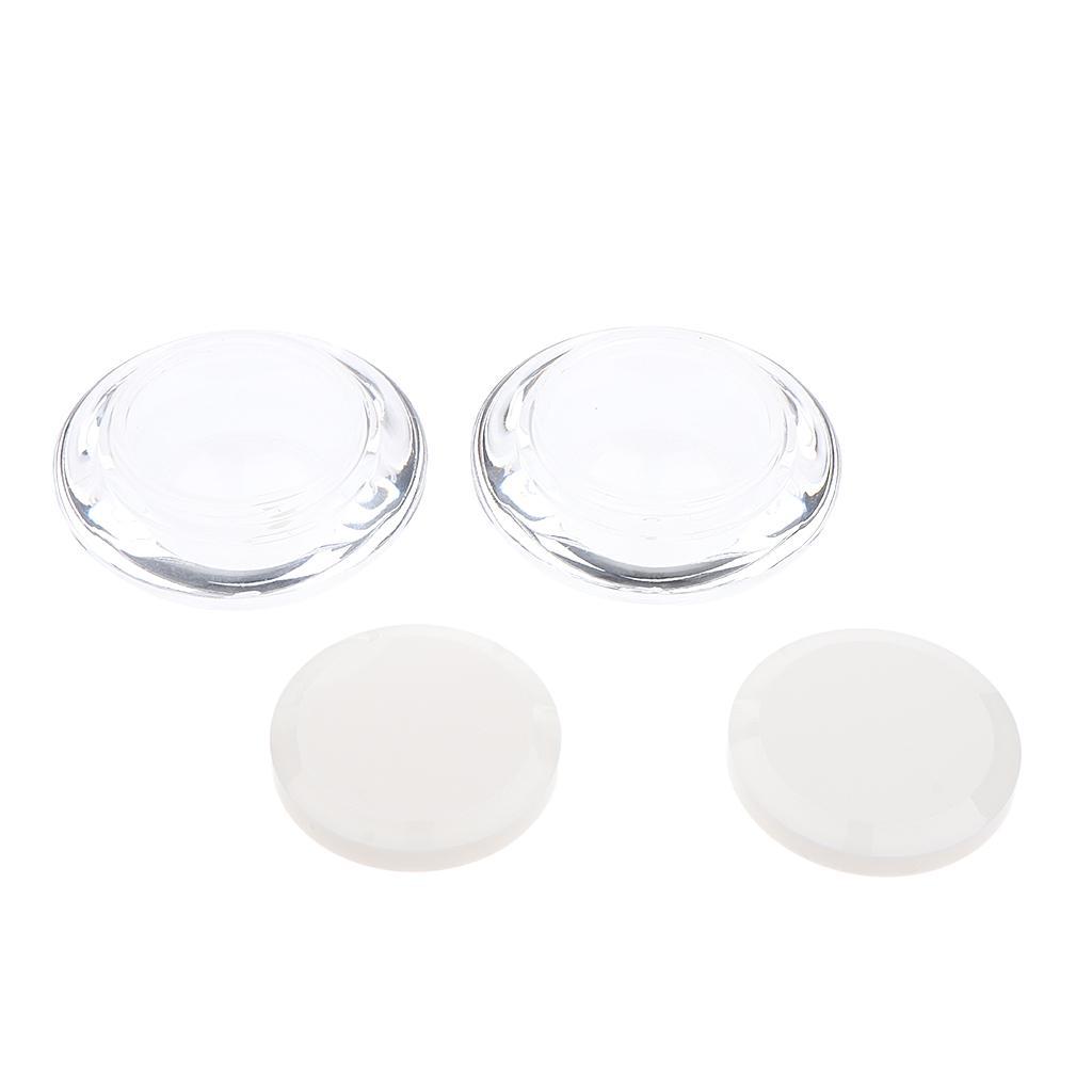 2x Refillable Sample Bottle Cosmetic Makeup Jar Pot Cream Lip Balm Container -