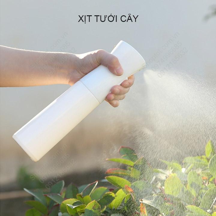 Bình phun xịt nước Nano siêu mịn liên tục bằng tay 300ml, Phun xịt sương đa năng, tưới cây, tiệm tóc, làm đẹp, nhà bếp