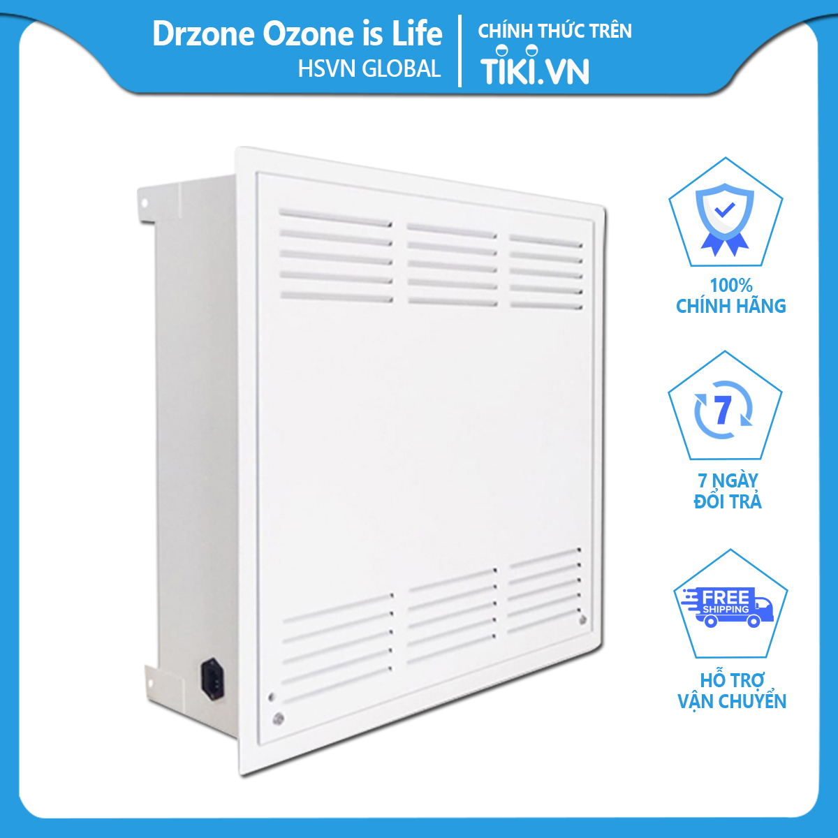 Máy ion plasma lọc không khí âm trần Drzone Ozone is Life-ion Plasma I480- Hàng chính hãng