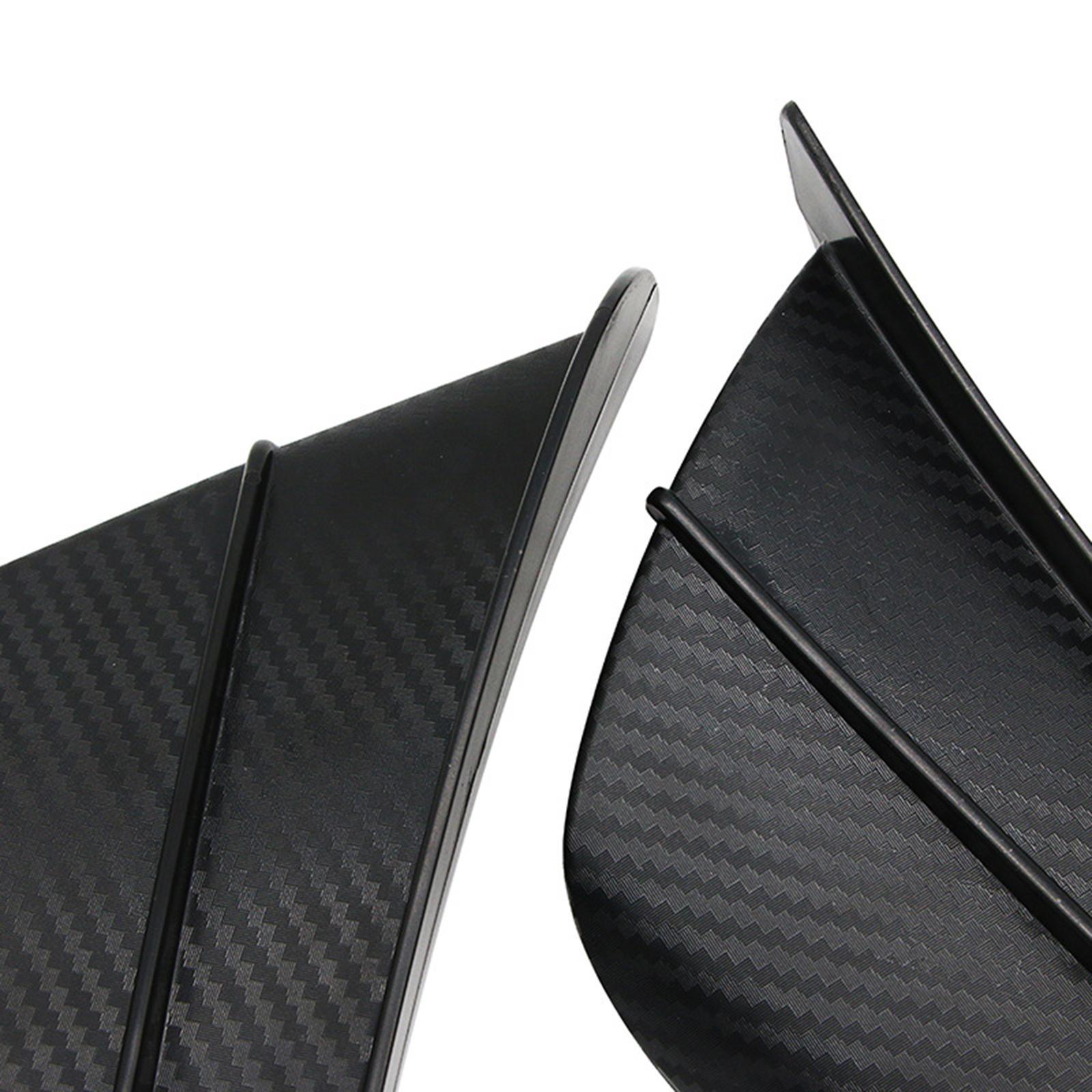 Carbon Fibre Motorcycle Fixed Winglets Aerodynamic Trims
