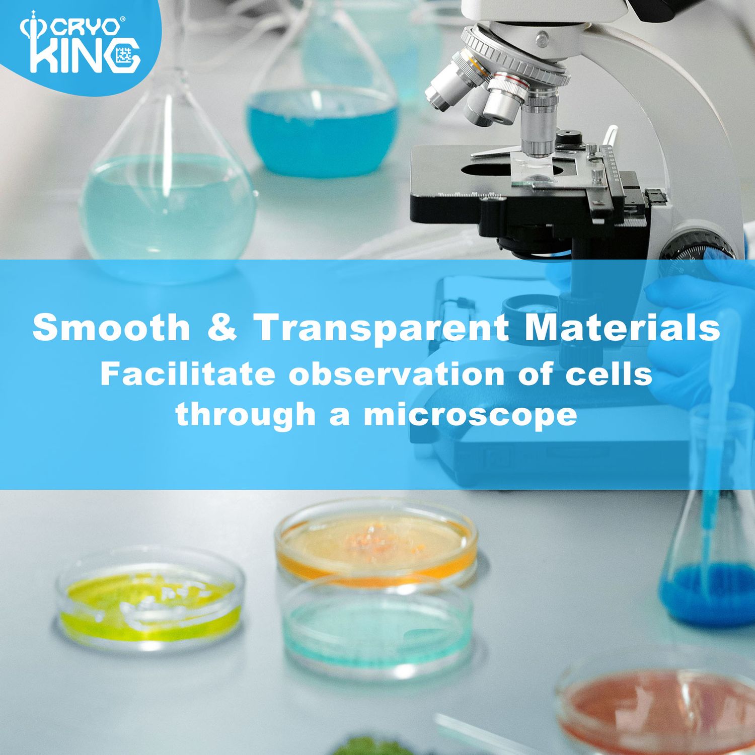 10 chiếc Đĩa nuôi cấy tế bào, tiệt trùng (Cell Culture Dishes)nhập khẩu chính Hãng Biologix-USA