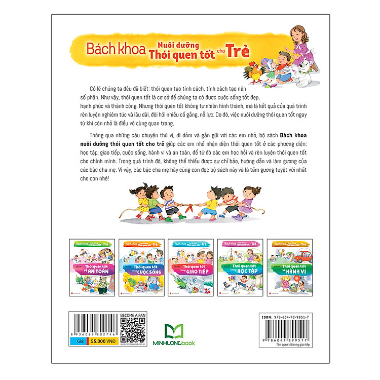 Sách: Bách Khoa Nuôi Dưỡng Thói Quen Tốt Cho Trẻ - Thói Quen Tốt Trong Giao Tiếp