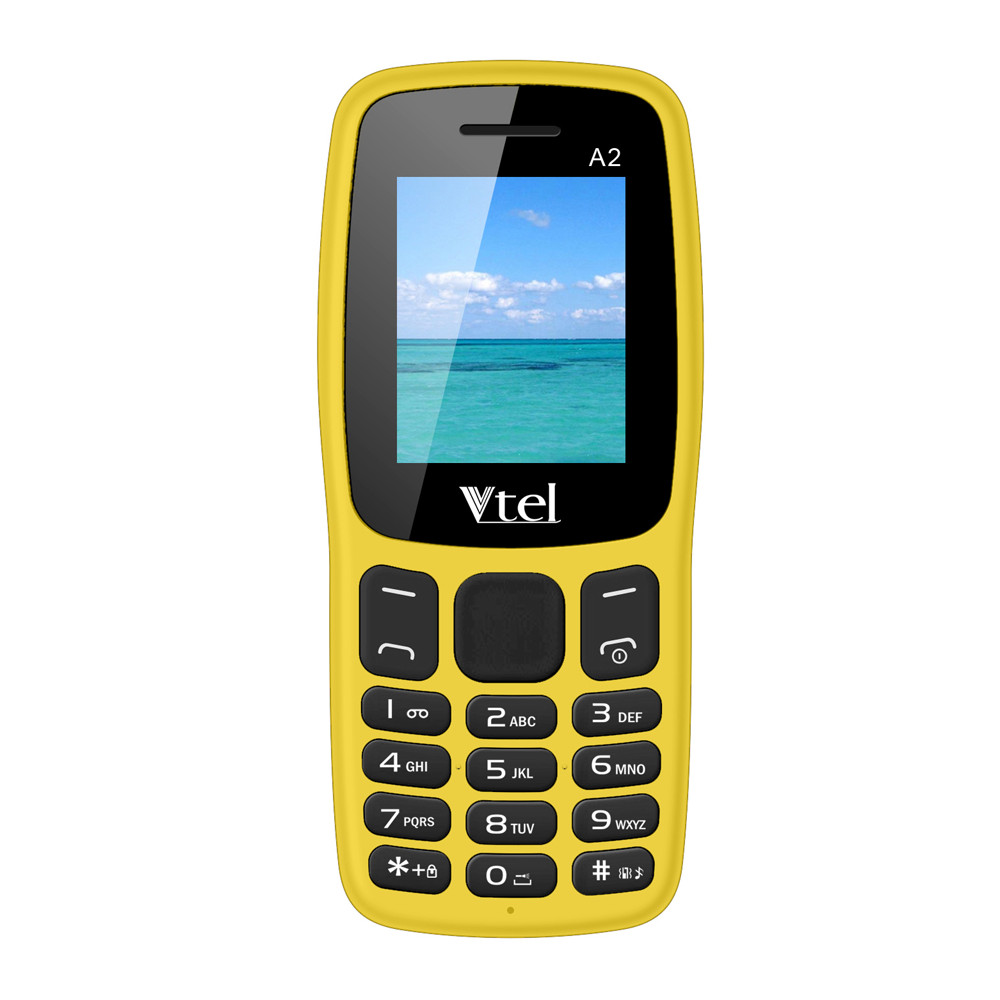 Điện Thoại di động GSM Vtel A2 (2 Sim) - Số To, Chữ To, Pin Bền, Thiết Kế Đẹp - Hàng Chính Hãng