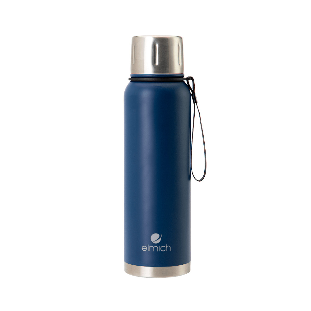 Bình giữ nhiệt Elmich EL8335 1 lít, Hàng chính hãng, inox 316, nắp dùng làm cốc - JoyMall