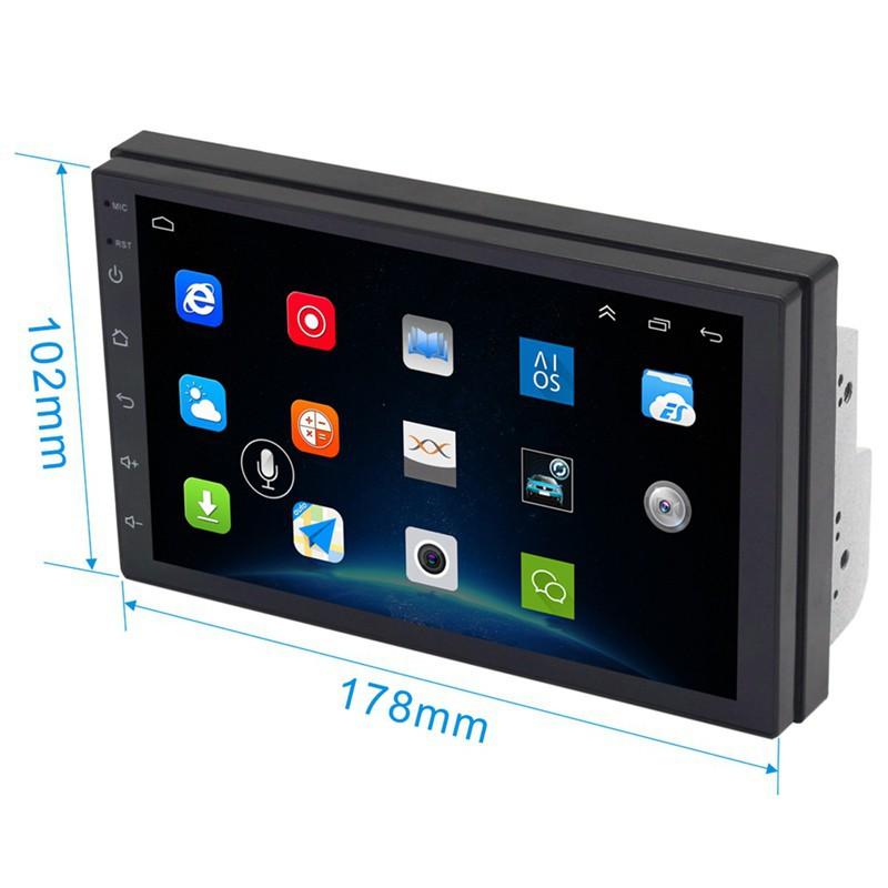 Đầu DVD Android Ô Tô Chạy Sim 4G, Thu Phát Wifi, Màn Hình 7inch Full HD