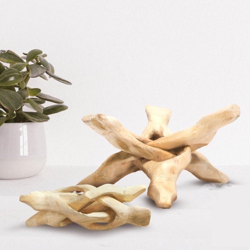 CHÂN ĐẾ GỖ giá gỗ 3 chân đựng vỏ sò - Đĩa ốc xà cừ đốt xô thơm Wooden Cobra Stand