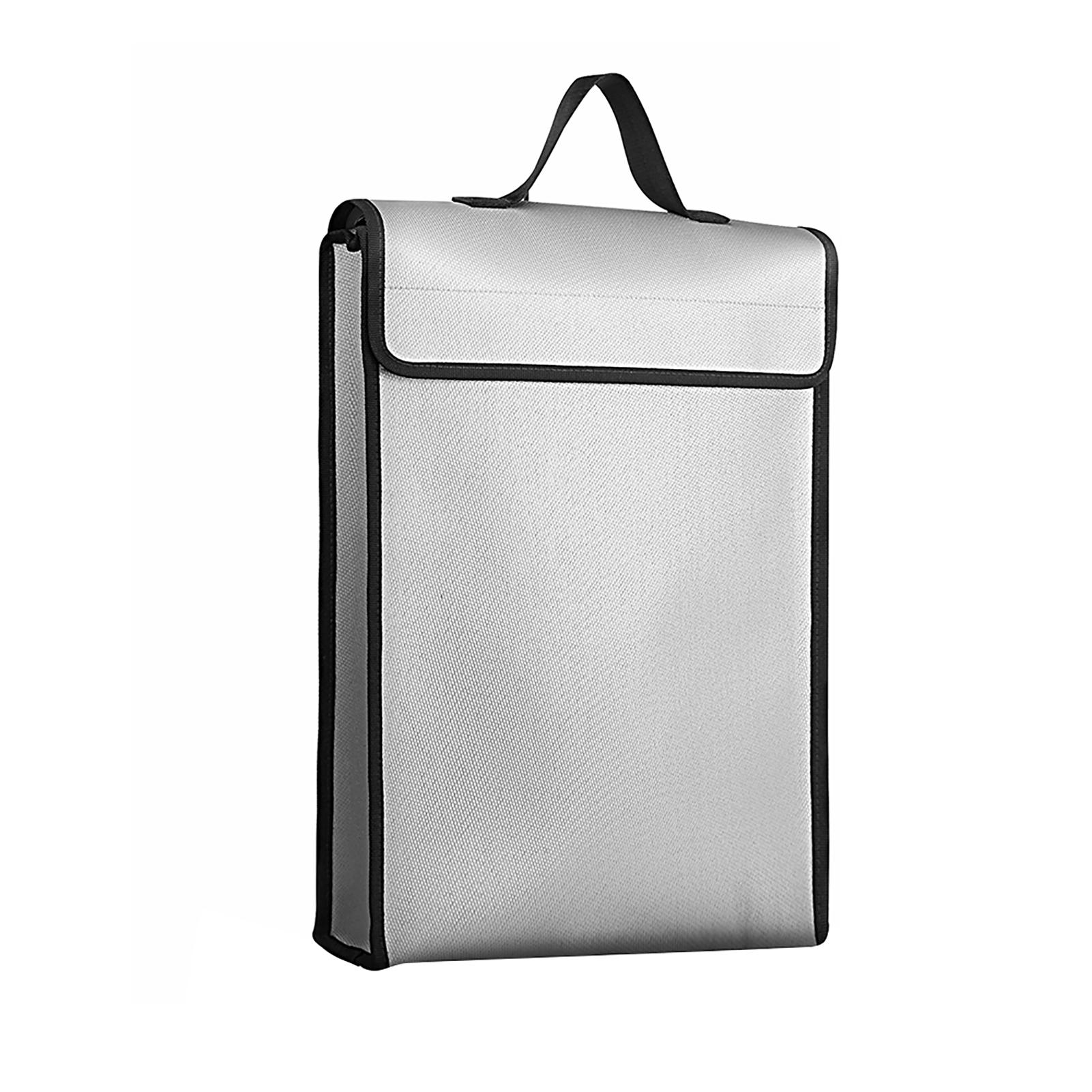 Fireproof Document Bags Waterproof Liquid Silicone Material Heat Insulation 1200℃ Fire Resistant Big Capacity Safe Bag