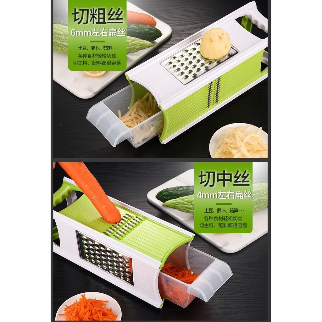 Bộ dụng cụ bào, cắt, tỉa rau củ đa năng 5 trong 1-chống rĩ sét