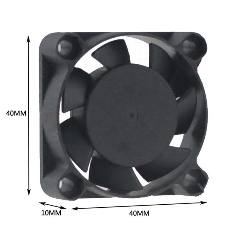 1 Quạt Tản Nhiệt Không Chổi Than 4010 40mm X 10mm Dc 12v 2pin