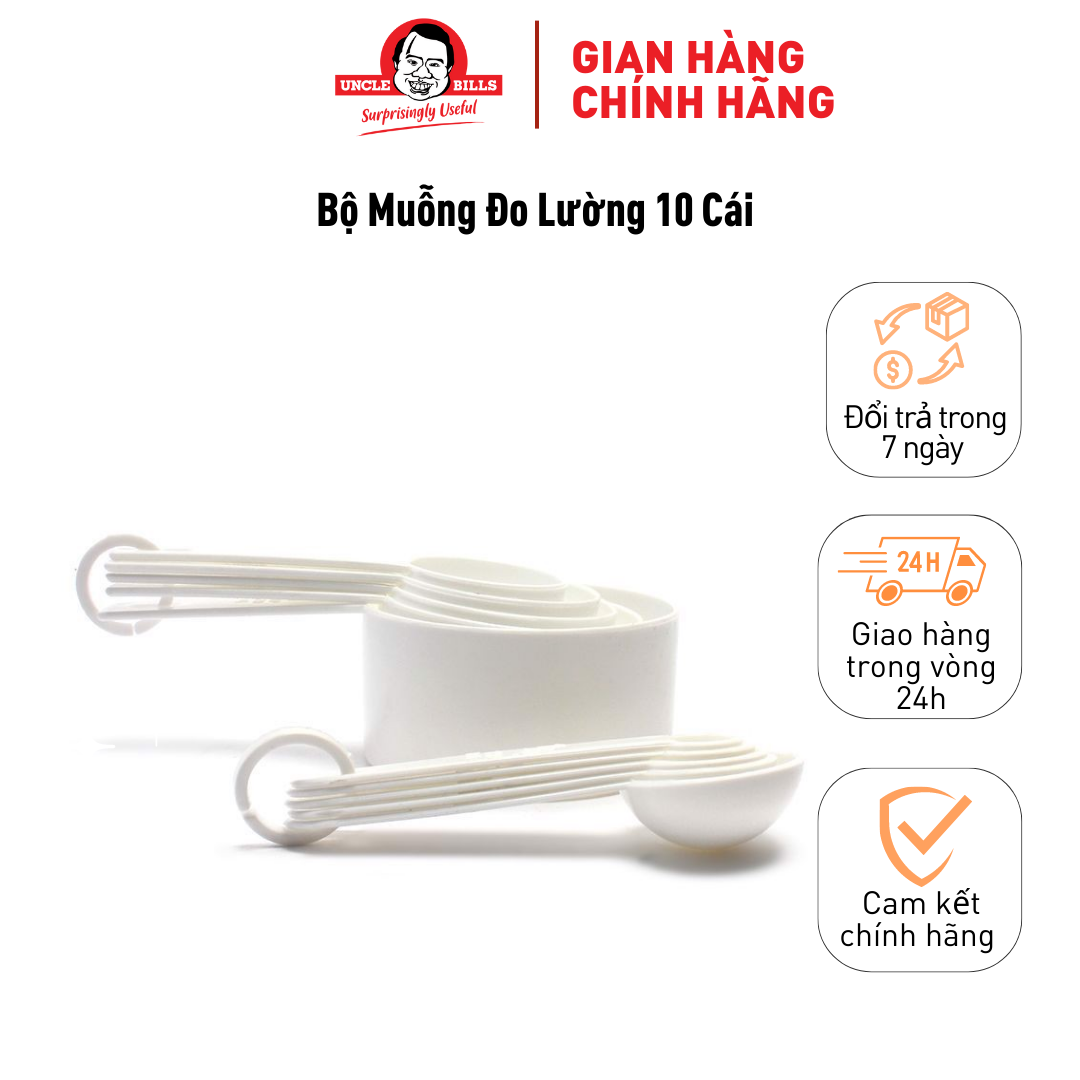 Bộ 10 Muỗng Đo Lường Uncle Bills KA0090