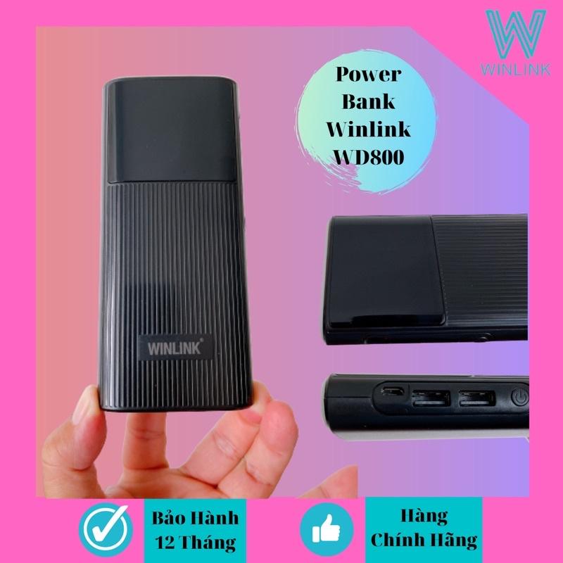 Sạc dự phòng Winlink WD800 - 8000mAh - hàng chính hãng