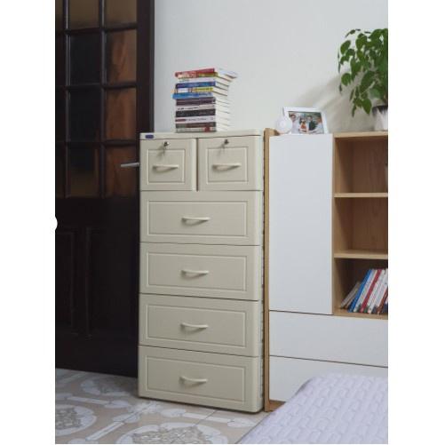 Tủ nhựa Duy Tân 5 tầng Tabi Vân Gỗ 60*48*124cm ( nguyên thùng chưa lắp