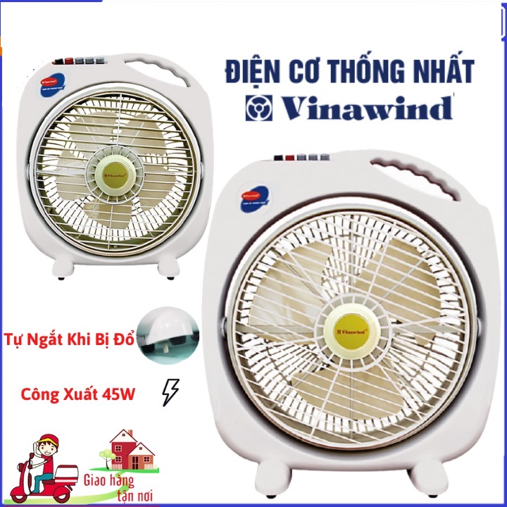 Quạt Hộp Tản Cánh  Điện Cơ Thống Nhất QH-300LP/QH-350LP