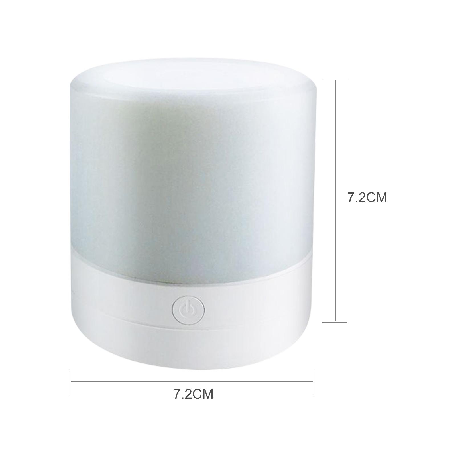 Night Light Bedside Lamp Touching Sensor Multi-color Light Switch Brightness Adjustable