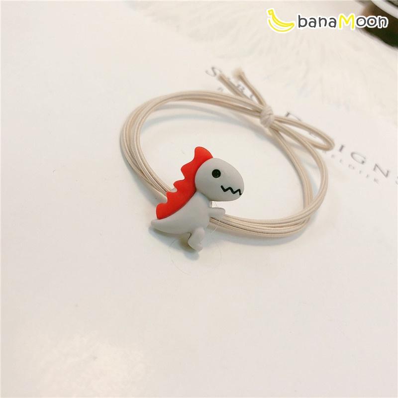 Dây cột tóc 2 sợi co giãn họa tiết khủng long ngộ nghĩnh