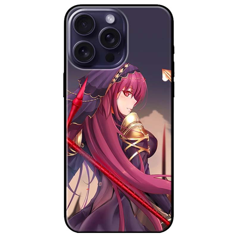 Ốp lưng dành cho Iphone 15 - Iphone 15 Plus - Iphone 15 Pro - Iphone 15 Pro Max - Anime Hồng - Hàng Chính Hãng